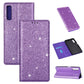 Ultrathin Glitter Magnetic Horizontal Flip Leather Case with Holder & Card Slots, For Samsung Galaxy A70, For Samsung Galaxy A7 (2018) / A750, For Samsung Galaxy J4 (2018), For Samsung Galaxy J4+, For Samsung Galaxy J6 (2018), For Samsung Galaxy J6+���...