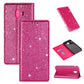 Ultrathin Glitter Magnetic Horizontal Flip Leather Case with Holder & Card Slots, For Samsung Galaxy A70, For Samsung Galaxy A7 (2018) / A750, For Samsung Galaxy J4 (2018), For Samsung Galaxy J4+, For Samsung Galaxy J6 (2018), For Samsung Galaxy J6+���...