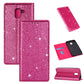 Ultrathin Glitter Magnetic Horizontal Flip Leather Case with Holder & Card Slots, For Samsung Galaxy A70, For Samsung Galaxy A7 (2018) / A750, For Samsung Galaxy J4 (2018), For Samsung Galaxy J4+, For Samsung Galaxy J6 (2018), For Samsung Galaxy J6+���...