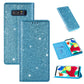 Ultrathin Glitter Magnetic Horizontal Flip Leather Case with Holder & Card Slots, For Samsung Galaxy A70, For Samsung Galaxy A7 (2018) / A750, For Samsung Galaxy J4 (2018), For Samsung Galaxy J4+, For Samsung Galaxy J6 (2018), For Samsung Galaxy J6+���...