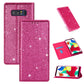 Ultrathin Glitter Magnetic Horizontal Flip Leather Case with Holder & Card Slots, For Samsung Galaxy A70, For Samsung Galaxy A7 (2018) / A750, For Samsung Galaxy J4 (2018), For Samsung Galaxy J4+, For Samsung Galaxy J6 (2018), For Samsung Galaxy J6+���...