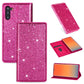 Ultrathin Glitter Magnetic Horizontal Flip Leather Case with Holder & Card Slots, For Samsung Galaxy Note 10, For Samsung Galaxy Note 10 Plus, For Samsung Galaxy S9, For Samsung Galaxy S10, For Samsung Galaxy S10e, For Samsung Galaxy S10+��������������...