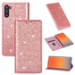 Ultrathin Glitter Magnetic Horizontal Flip Leather Case with Holder & Card Slots, For Samsung Galaxy Note 10, For Samsung Galaxy Note 10 Plus, For Samsung Galaxy S9, For Samsung Galaxy S10, For Samsung Galaxy S10e, For Samsung Galaxy S10+��������������...