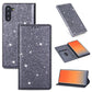 Ultrathin Glitter Magnetic Horizontal Flip Leather Case with Holder & Card Slots, For Samsung Galaxy Note 10, For Samsung Galaxy Note 10 Plus, For Samsung Galaxy S9, For Samsung Galaxy S10, For Samsung Galaxy S10e, For Samsung Galaxy S10+��������������...