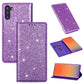 Ultrathin Glitter Magnetic Horizontal Flip Leather Case with Holder & Card Slots, For Samsung Galaxy Note 10, For Samsung Galaxy Note 10 Plus, For Samsung Galaxy S9, For Samsung Galaxy S10, For Samsung Galaxy S10e, For Samsung Galaxy S10+��������������...