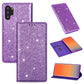 Ultrathin Glitter Magnetic Horizontal Flip Leather Case with Holder & Card Slots, For Samsung Galaxy Note 10, For Samsung Galaxy Note 10 Plus, For Samsung Galaxy S9, For Samsung Galaxy S10, For Samsung Galaxy S10e, For Samsung Galaxy S10+��������������...