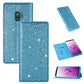 Ultrathin Glitter Magnetic Horizontal Flip Leather Case with Holder & Card Slots, For Samsung Galaxy Note 10, For Samsung Galaxy Note 10 Plus, For Samsung Galaxy S9, For Samsung Galaxy S10, For Samsung Galaxy S10e, For Samsung Galaxy S10+��������������...