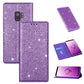 Ultrathin Glitter Magnetic Horizontal Flip Leather Case with Holder & Card Slots, For Samsung Galaxy Note 10, For Samsung Galaxy Note 10 Plus, For Samsung Galaxy S9, For Samsung Galaxy S10, For Samsung Galaxy S10e, For Samsung Galaxy S10+��������������...