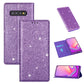 Ultrathin Glitter Magnetic Horizontal Flip Leather Case with Holder & Card Slots, For Samsung Galaxy Note 10, For Samsung Galaxy Note 10 Plus, For Samsung Galaxy S9, For Samsung Galaxy S10, For Samsung Galaxy S10e, For Samsung Galaxy S10+��������������...