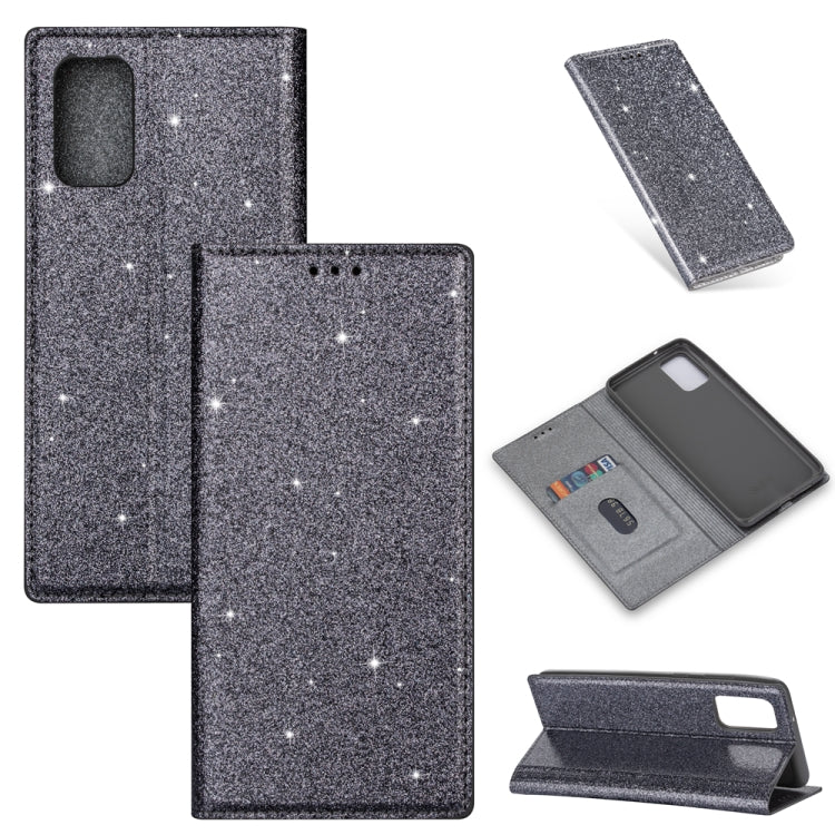 Ultrathin Glitter Magnetic Horizontal Flip Leather Case with Holder & Card Slots, For Samsung Galaxy Note 10, For Samsung Galaxy Note 10 Plus, For Samsung Galaxy S9, For Samsung Galaxy S10, For Samsung Galaxy S10e, For Samsung Galaxy S10+��������������...