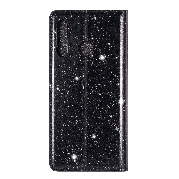 Ultrathin Glitter Magnetic Horizontal Flip Leather Case with Holder & Card Slots, For Samsung Galaxy A40S