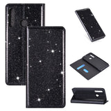 Ultrathin Glitter Magnetic Horizontal Flip Leather Case with Holder & Card Slots, For Samsung Galaxy A40S