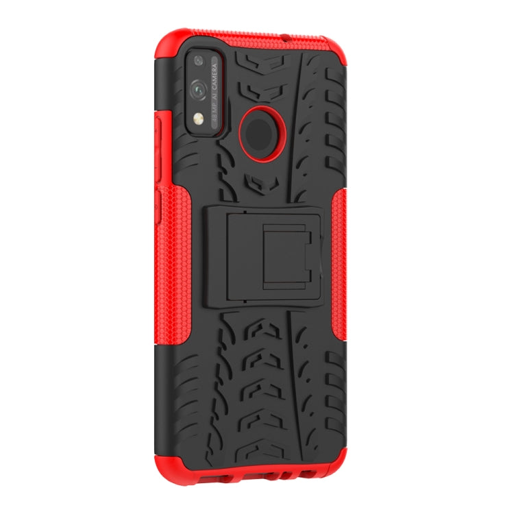 Tire Texture Shockproof TPU + PC Protective Case with Holder, For Huawei Honor 9X Lite, For Xiaomi Redmi 10X 5G, For Nokia 5.3, For Motorola Moto G8 Power Lite, For Huawei P Smart (2020), For LG Stylo 6