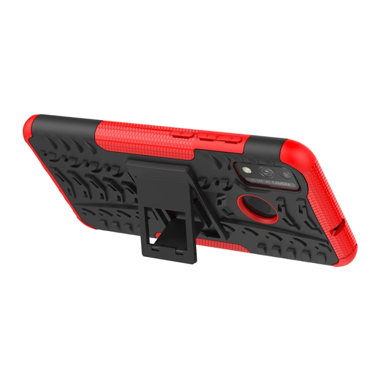 Tire Texture Shockproof TPU + PC Protective Case with Holder, For Huawei Honor 9X Lite, For Xiaomi Redmi 10X 5G, For Nokia 5.3, For Motorola Moto G8 Power Lite, For Huawei P Smart (2020), For LG Stylo 6