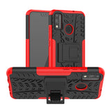 Tire Texture Shockproof TPU + PC Protective Case with Holder, For Huawei Honor 9X Lite, For Xiaomi Redmi 10X 5G, For Nokia 5.3, For Motorola Moto G8 Power Lite, For Huawei P Smart (2020), For LG Stylo 6