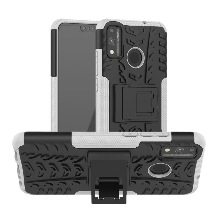 Tire Texture Shockproof TPU + PC Protective Case with Holder, For Huawei Honor 9X Lite, For Xiaomi Redmi 10X 5G, For Nokia 5.3, For Motorola Moto G8 Power Lite, For Huawei P Smart (2020), For LG Stylo 6