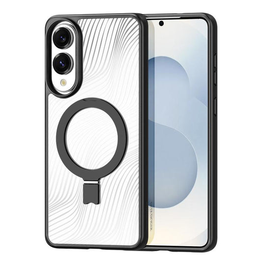 DUX DUCIS Aimo Mag Series MagSafe Ring Holder Frosted Phone Case, For Samsung Galaxy S25 Edge 5G, For Samsung Galaxy S25 5G, For Samsung Galaxy S25 Ultra 5G