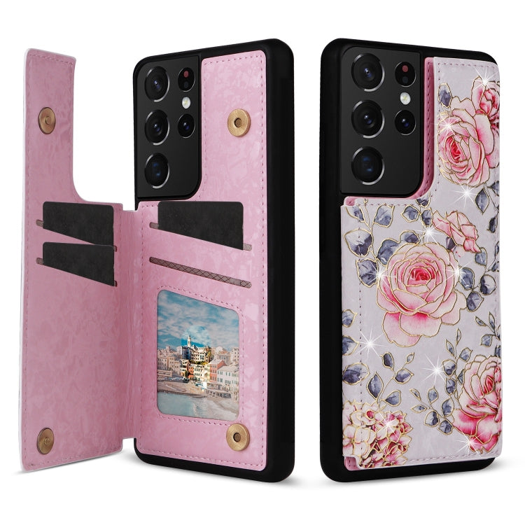 Printed Double Buckle RFID Anti-theft Phone Case