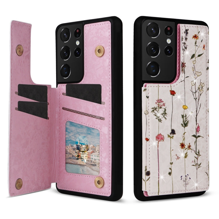 Printed Double Buckle RFID Anti-theft Phone Case