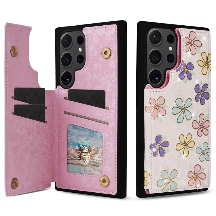 Printed Double Buckle RFID Anti-theft Phone Case