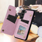 Printed Double Buckle RFID Anti-theft Phone Case