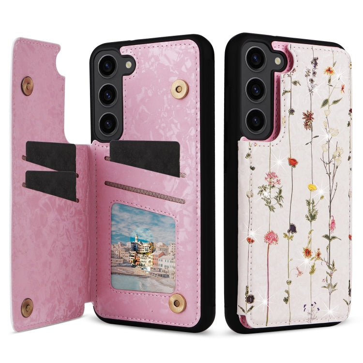 Printed Double Buckle RFID Anti-theft Phone Case