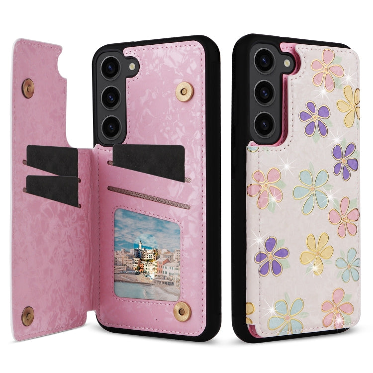 Printed Double Buckle RFID Anti-theft Phone Case