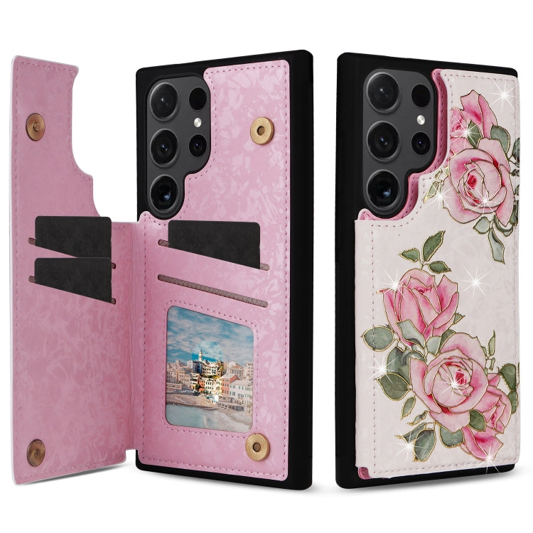 Printed Double Buckle RFID Anti-theft Phone Case