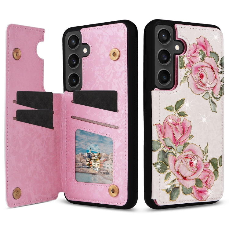 Printed Double Buckle RFID Anti-theft Phone Case