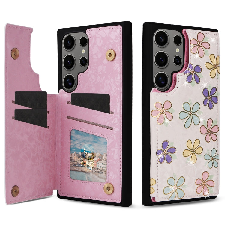 Printed Double Buckle RFID Anti-theft Phone Case