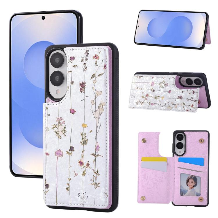 Printed Double Buckle RFID Anti-theft Phone Case