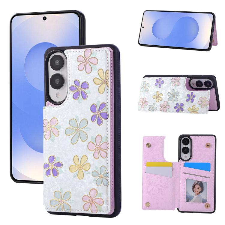 Printed Double Buckle RFID Anti-theft Phone Case