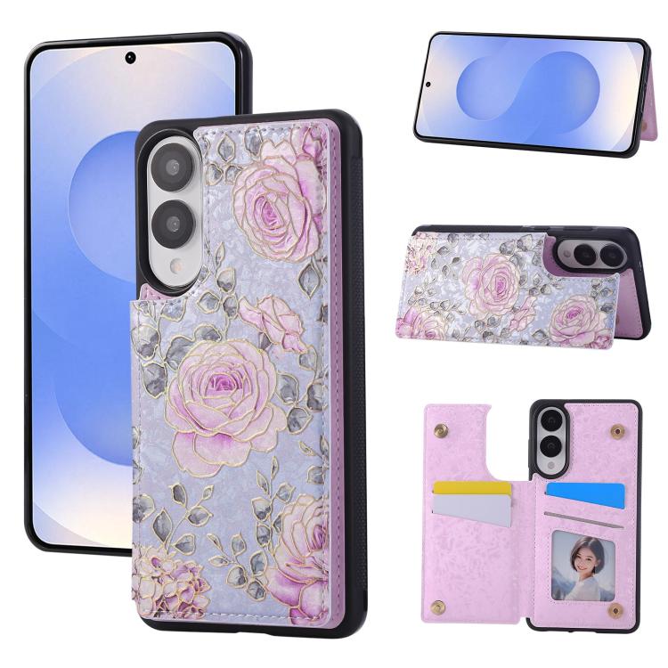 Printed Double Buckle RFID Anti-theft Phone Case