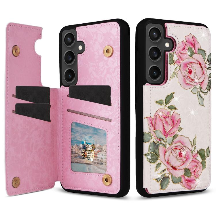 Printed Double Buckle RFID Anti-theft Phone Case
