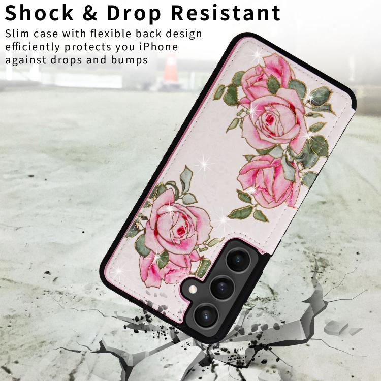 Printed Double Buckle RFID Anti-theft Phone Case