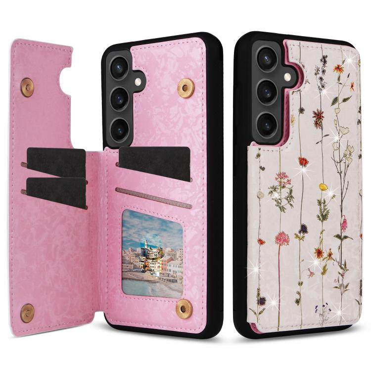 Printed Double Buckle RFID Anti-theft Phone Case
