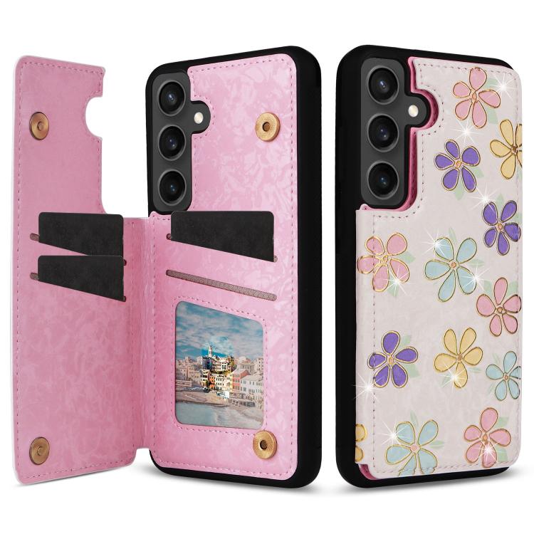 Printed Double Buckle RFID Anti-theft Phone Case