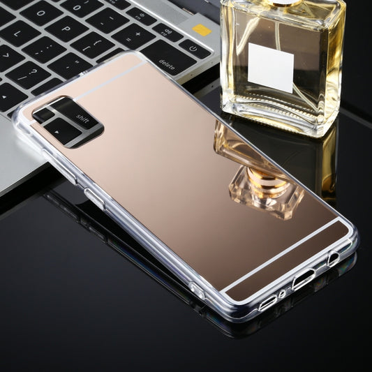 TPU + Acrylic Luxury Plating Mirror Phone Case Cover, For Samsung Galaxy A51