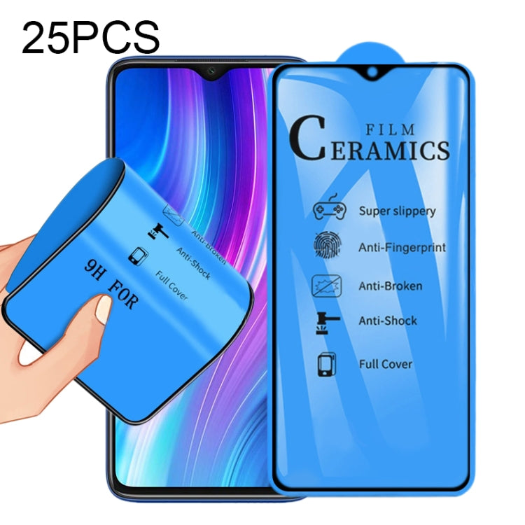 25 PCS 2.5D Full Glue Full Cover Ceramics Film