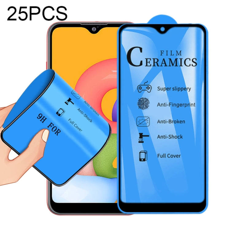 25 PCS 2.5D Full Glue Full Cover Ceramics Film
