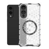 Honeycomb Magnetic Ring Shockproof Phone Case, For Samsung Galaxy S25 Edge 5G, For Samsung Galaxy S25 5G, or Samsung Galaxy S25+ 5G, For Samsung Galaxy S25 Ultra 5G, For Samsung Galaxy S24 Ultra 5G, For Samsung Galaxy S24+ 5G, For Samsung Galaxy S24 5G...
