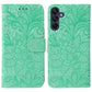 Lace Flower Embossing Flip Leather Phone Case