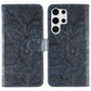Lace Flower Embossing Flip Leather Phone Case