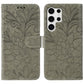 Lace Flower Embossing Flip Leather Phone Case