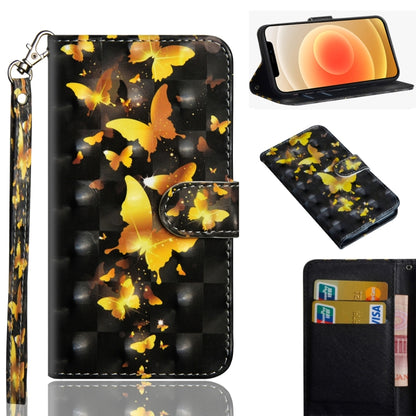 3D Painting Pattern Horizontal Flip TPU + PU Leather Case with Holder & Card Slots & Wallet