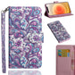 3D Painting Pattern Horizontal Flip TPU + PU Leather Case with Holder & Card Slots & Wallet