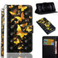 3D Painting Pattern Horizontal Flip TPU + PU Leather Case with Holder & Card Slots & Wallet