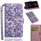 3D Painting Pattern Horizontal Flip TPU + PU Leather Case with Holder & Card Slots & Wallet