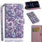 3D Painting Pattern Horizontal Flip TPU + PU Leather Case with Holder & Card Slots & Wallet
