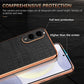 AZNS Electroplated Frame Crocodile Texture Full Coverage Phone Case